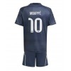 Real Madrid Kylian Mbappe #10 Bortedraktsett Barn 2025-26 Kortermet (+ korte bukser)